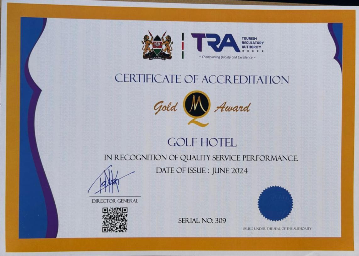 Golf Hotel Kakamega Esterno foto